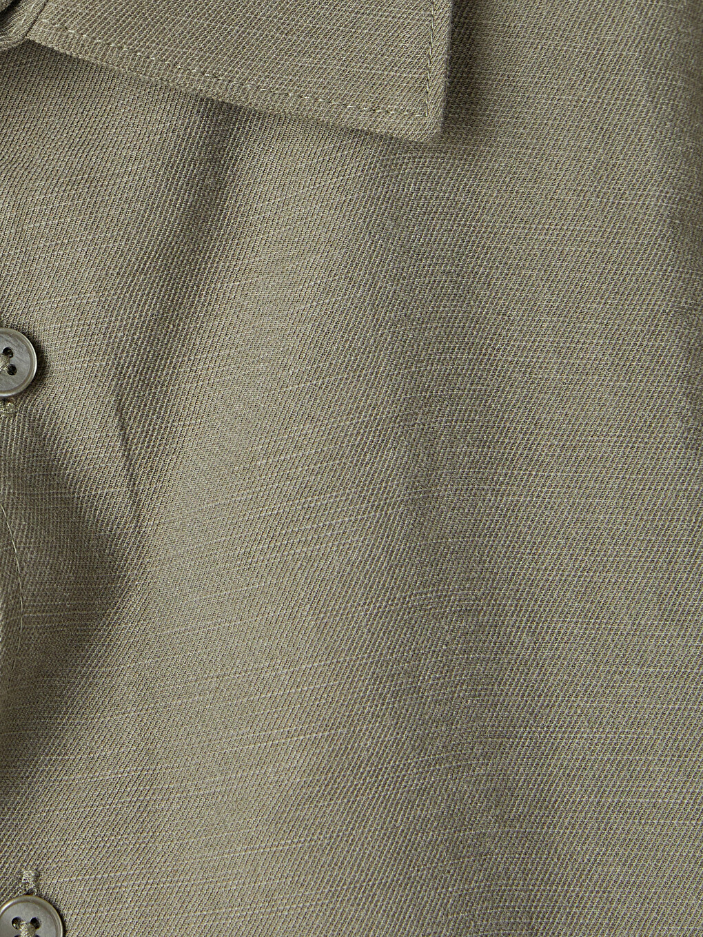 Haki Regular Fit Erkek Gömlek-1