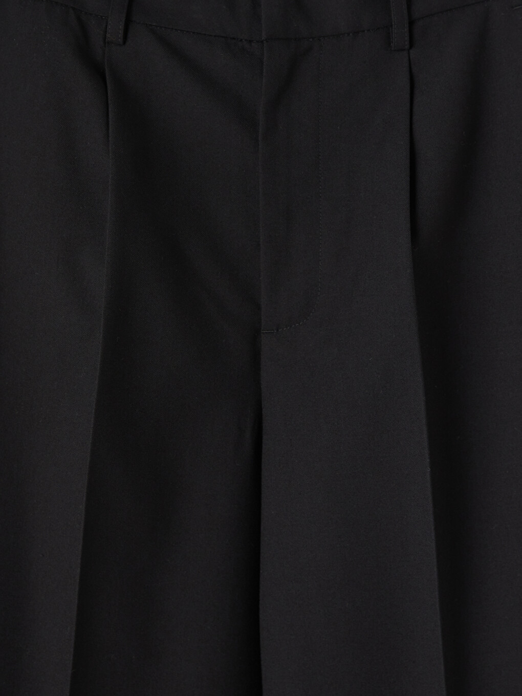 Loose Fit Women's Pleated Fabric Trousers-5