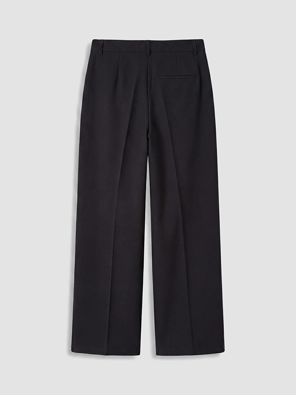 Loose Fit Women's Pleated Fabric Trousers-6