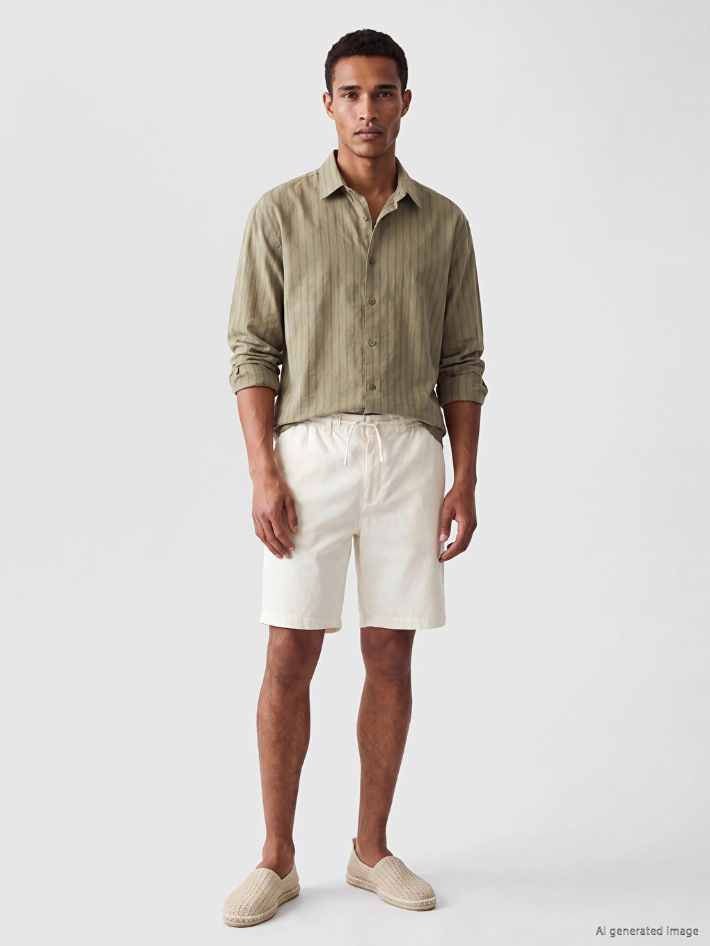 Regular Fit Striped Dobby Men's Shirt-1