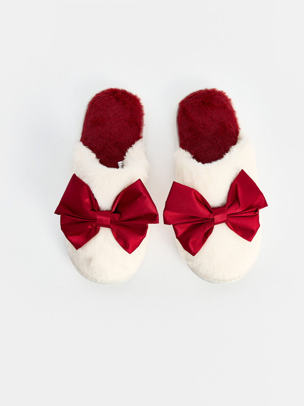 Bow Detailed Women's Home Slipper-2