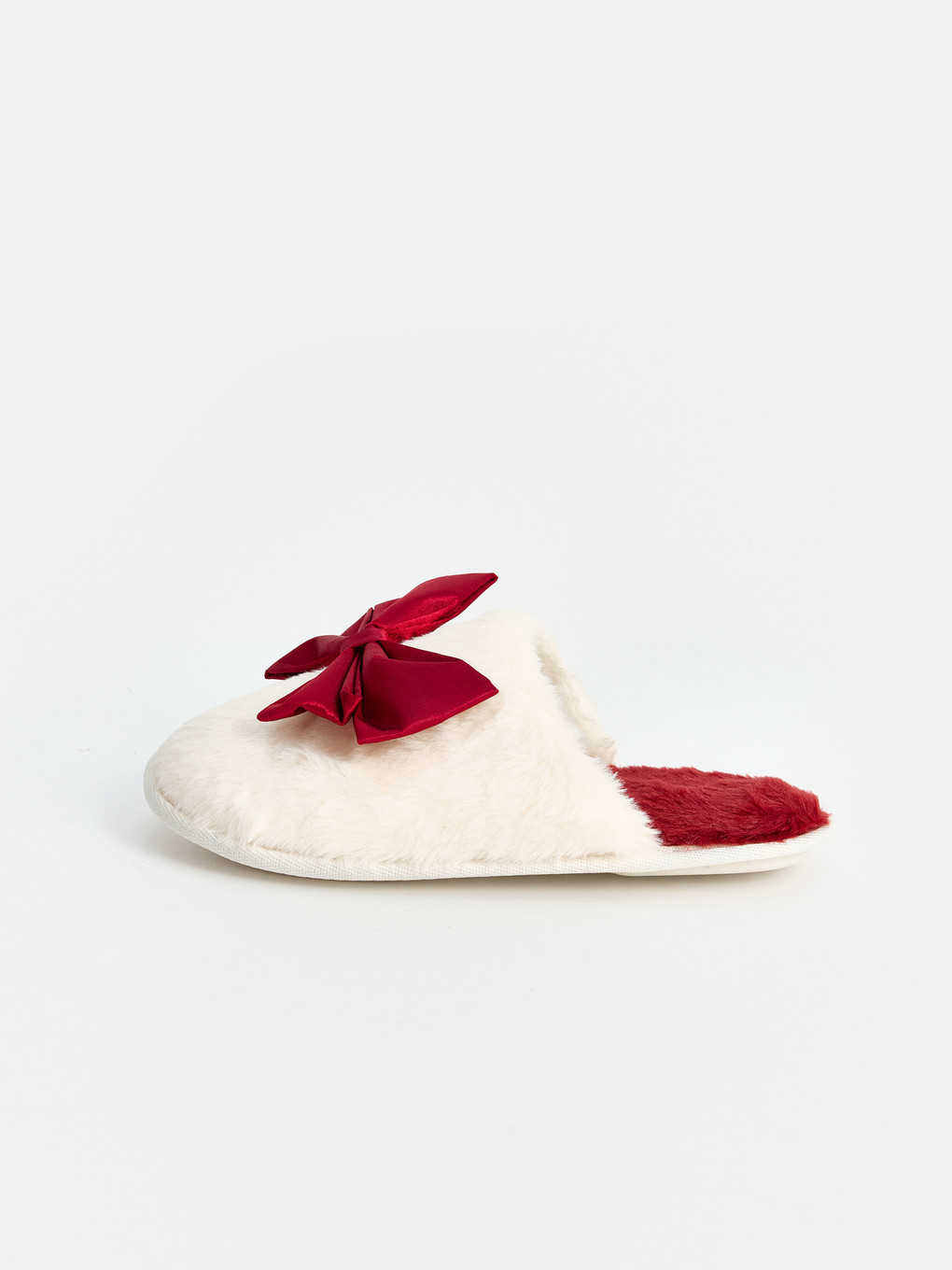 Bow Detailed Women's Home Slipper-3