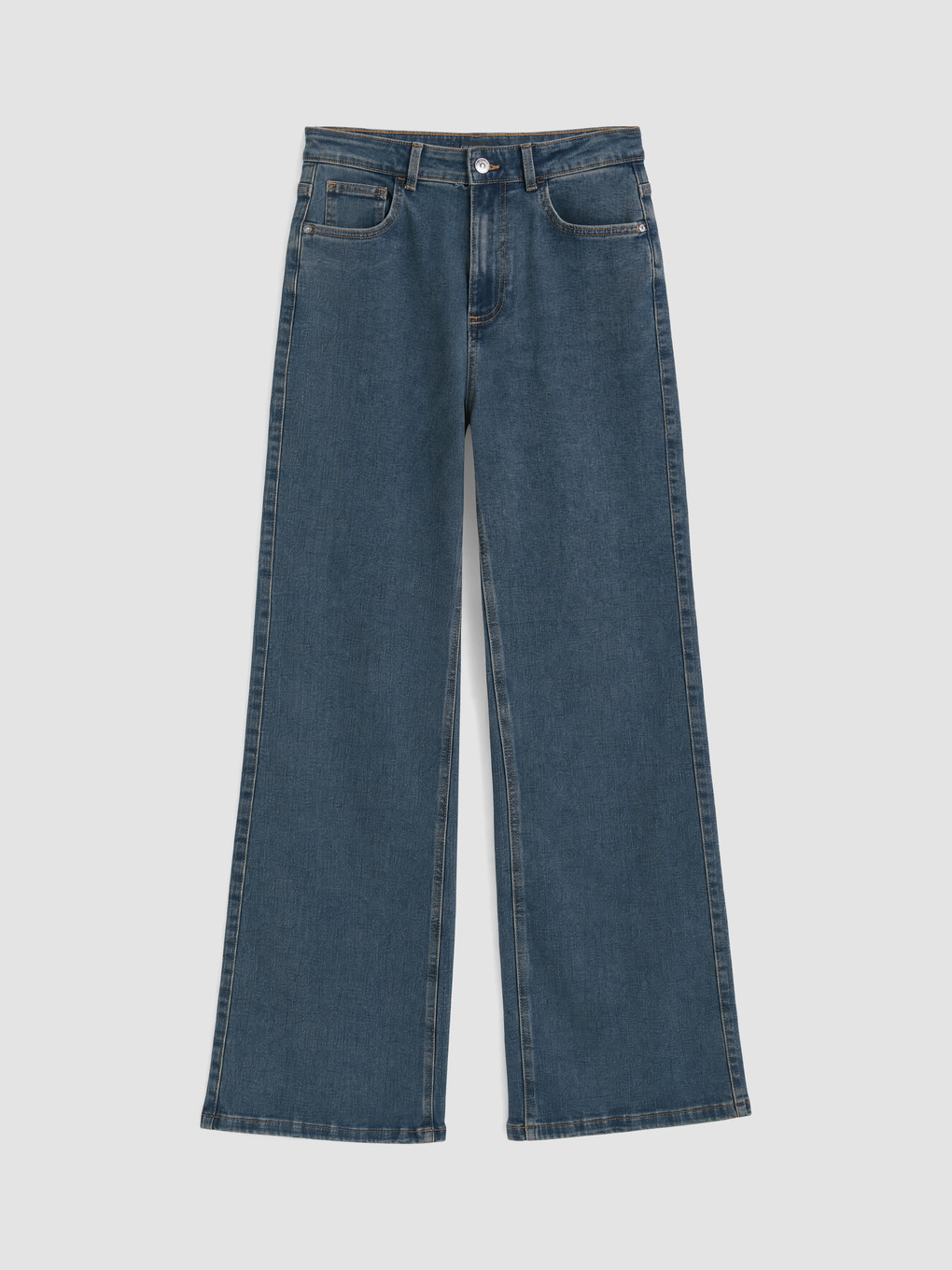 Pocketed Wideleg Jean-4