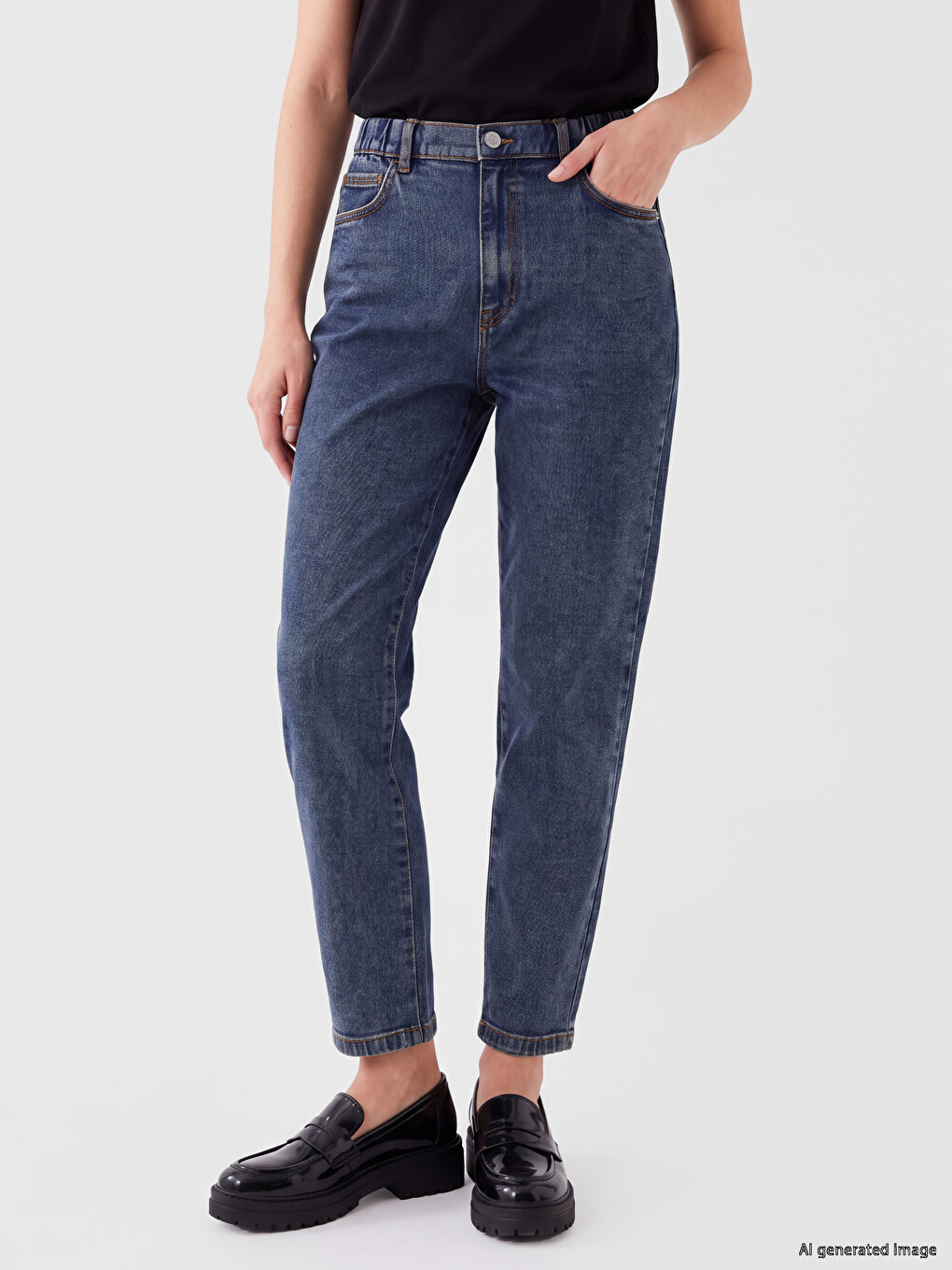 Woman Indigo Jeans-1