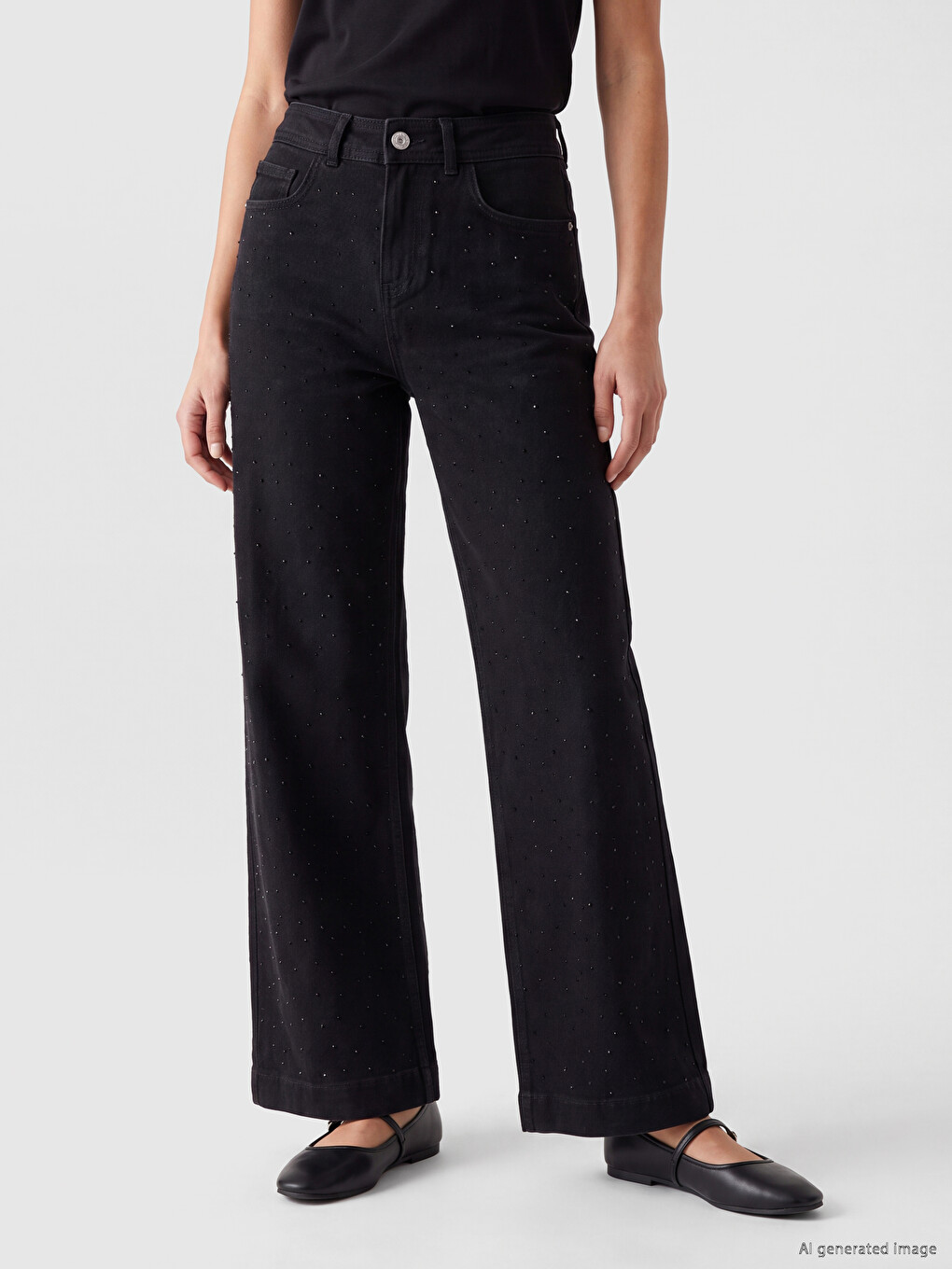 Wideleg Women's Jeans-1