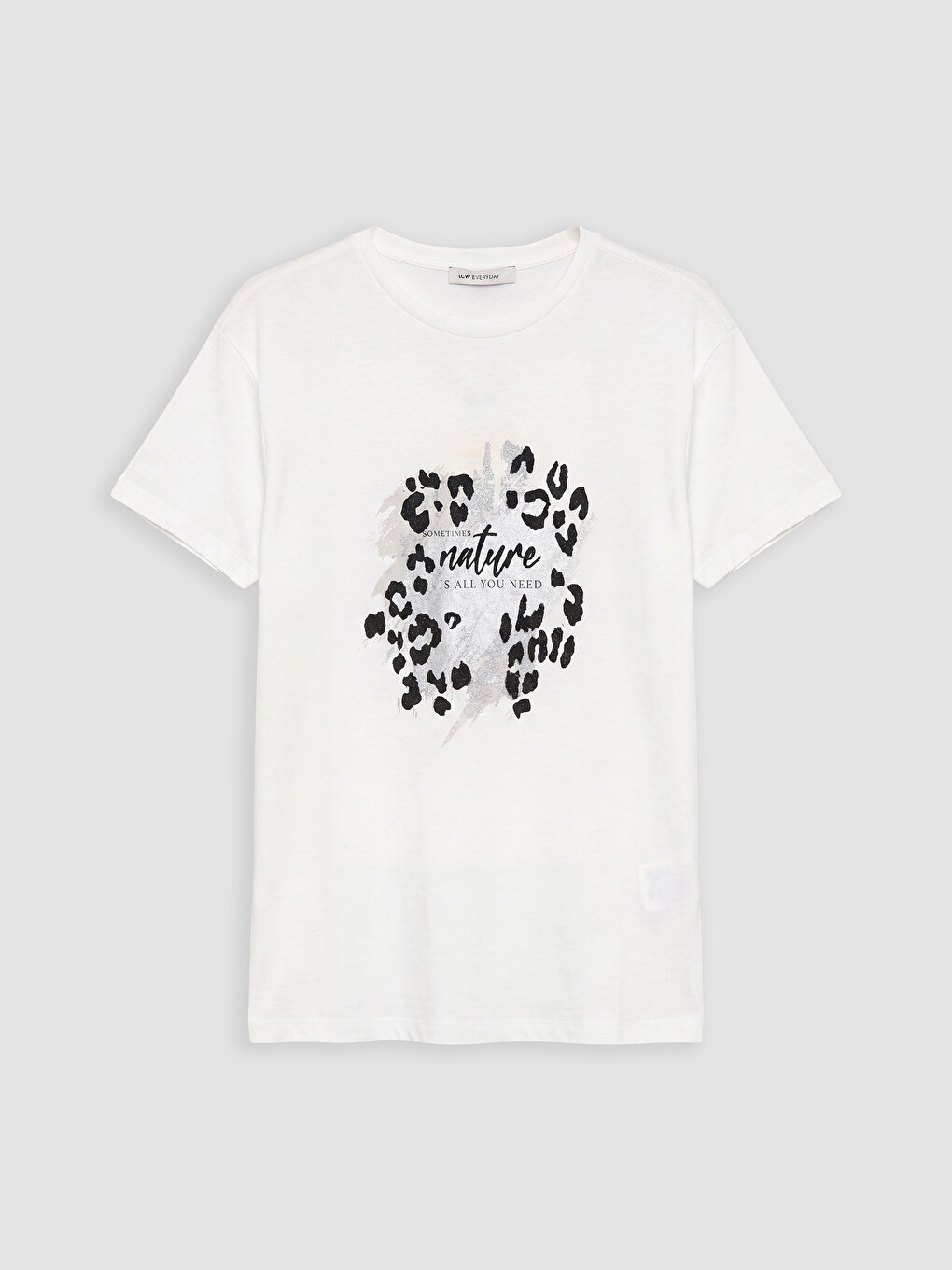 Woman White T-shirt-4