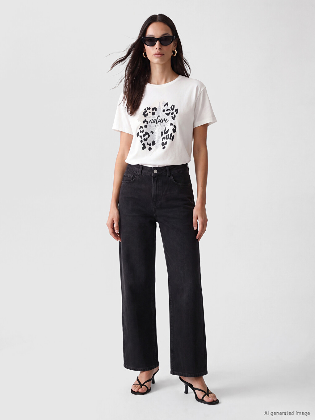 Woman White T-shirt-1