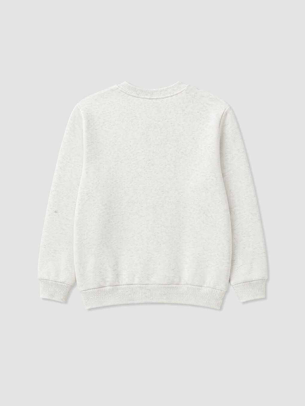 Beyaz Baskılı Erkek Çocuk Sweatshirt-1