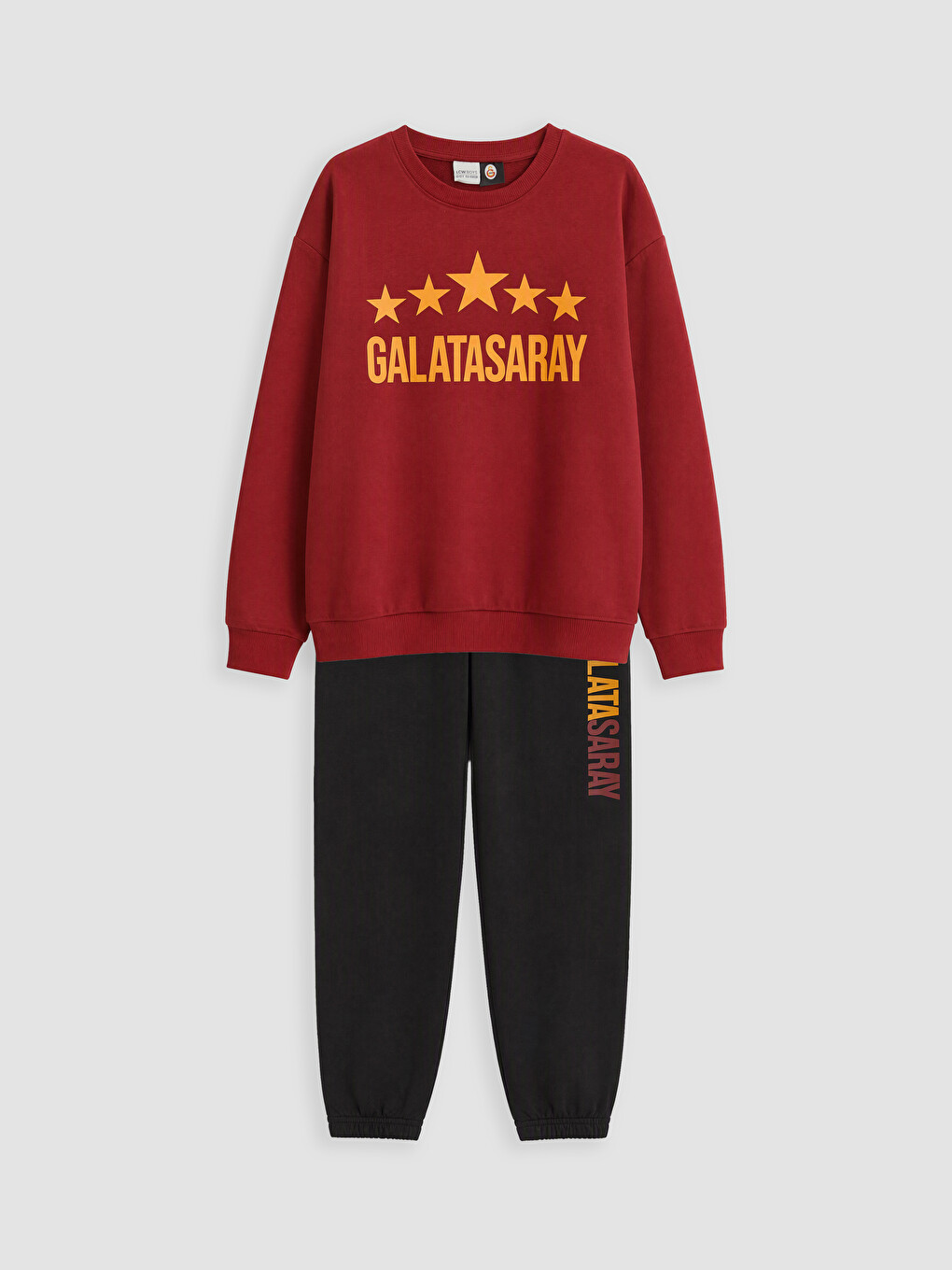 Kırmızı Galatasaray Baskılı Erkek Çocuk Eşofman Takım