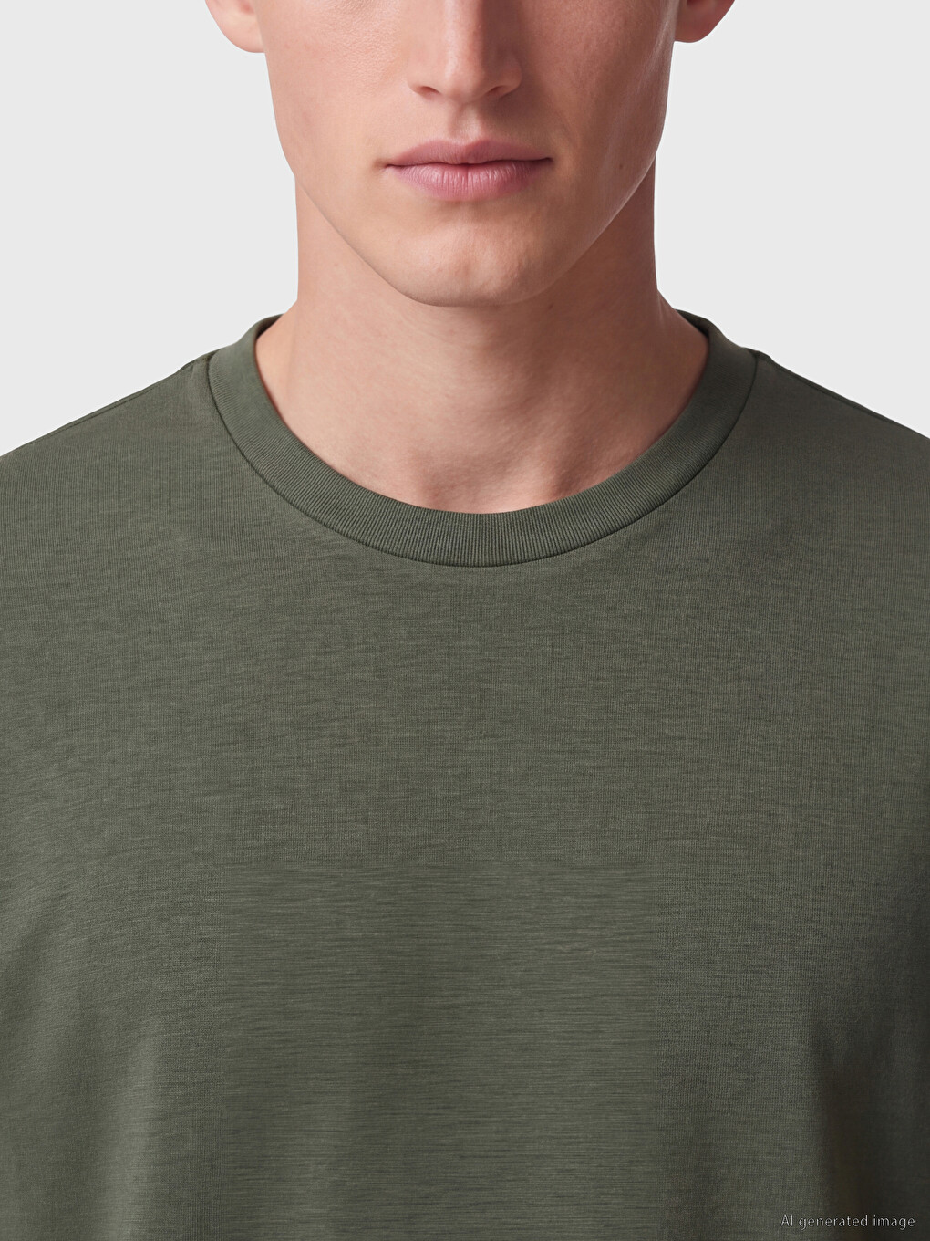 Loose Fit Fluid Fabric T-shirt /04-3