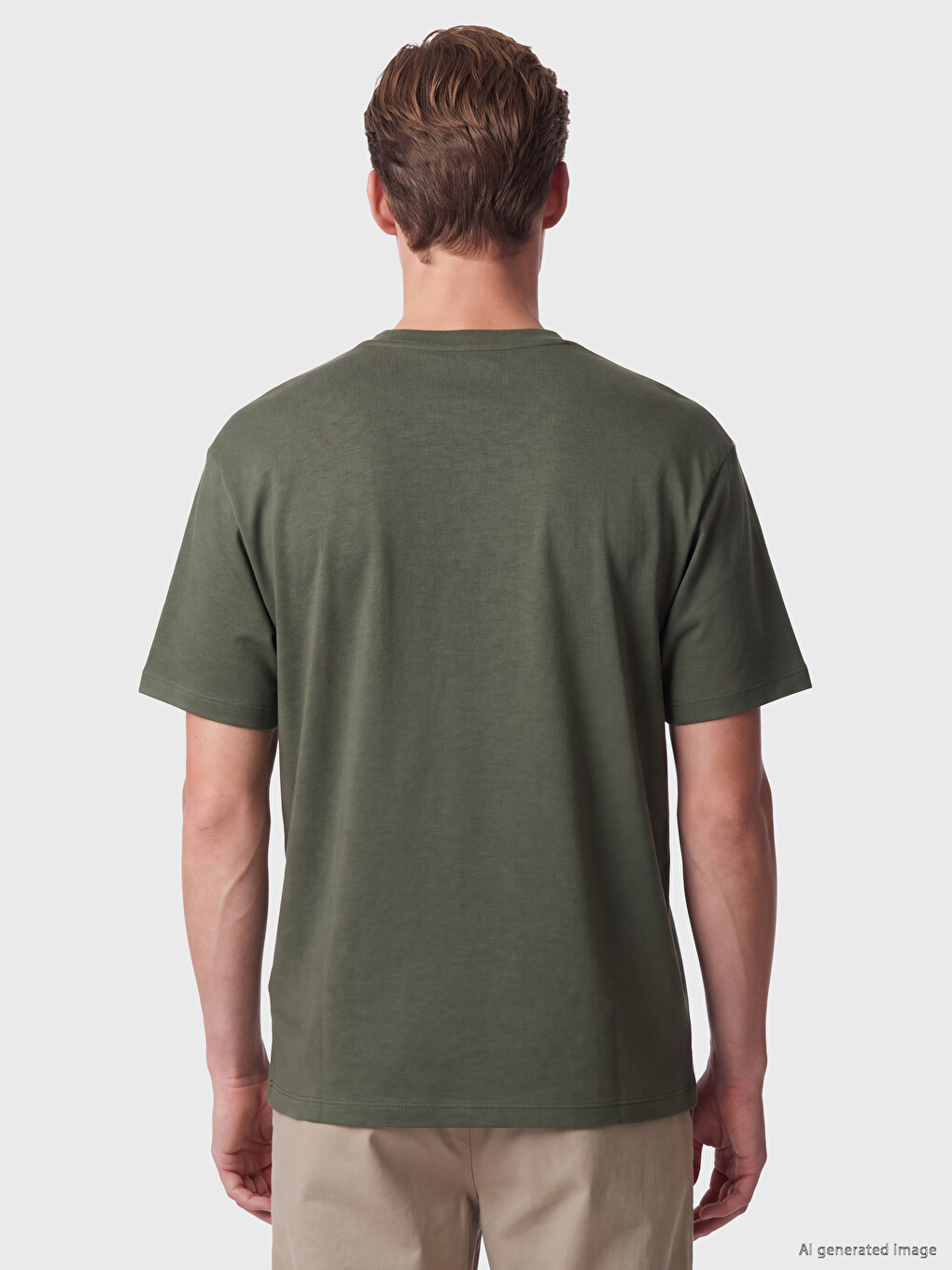 Loose Fit Fluid Fabric T-shirt /04-4