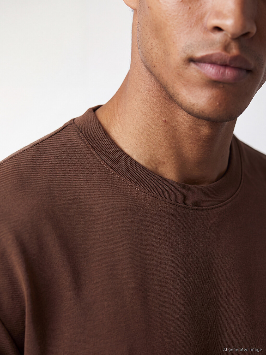 Tricou Din Țesătură Fluidă Cu Croială Relaxată /04-2