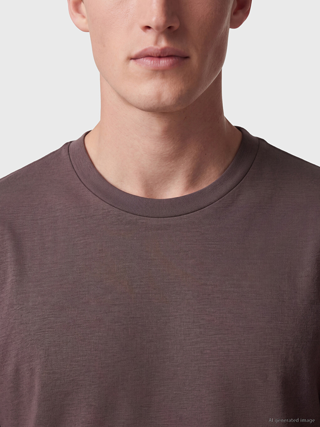 Loose Fit Fluid Fabric T-shirt /04-4
