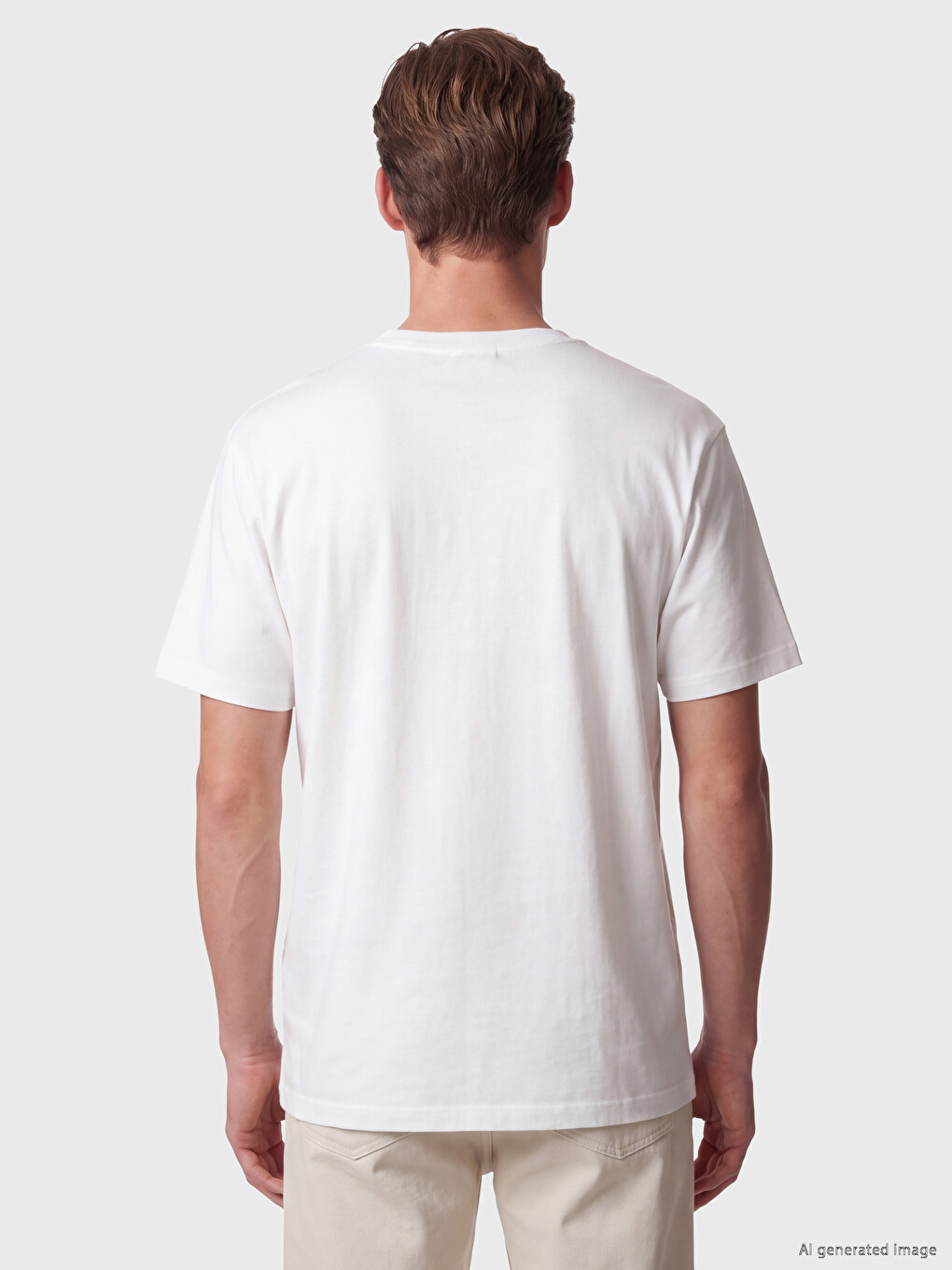 Loose Fit Fluid Fabric T-shirt /04-4