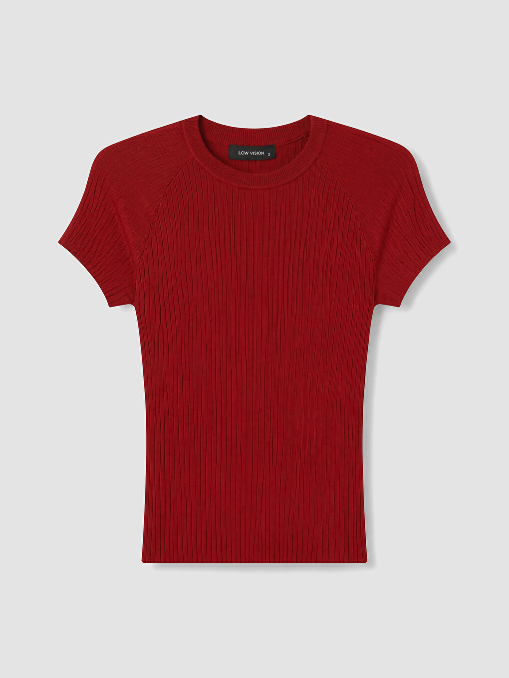 Crew Neck Textured Women's Knitwear Sweater-4