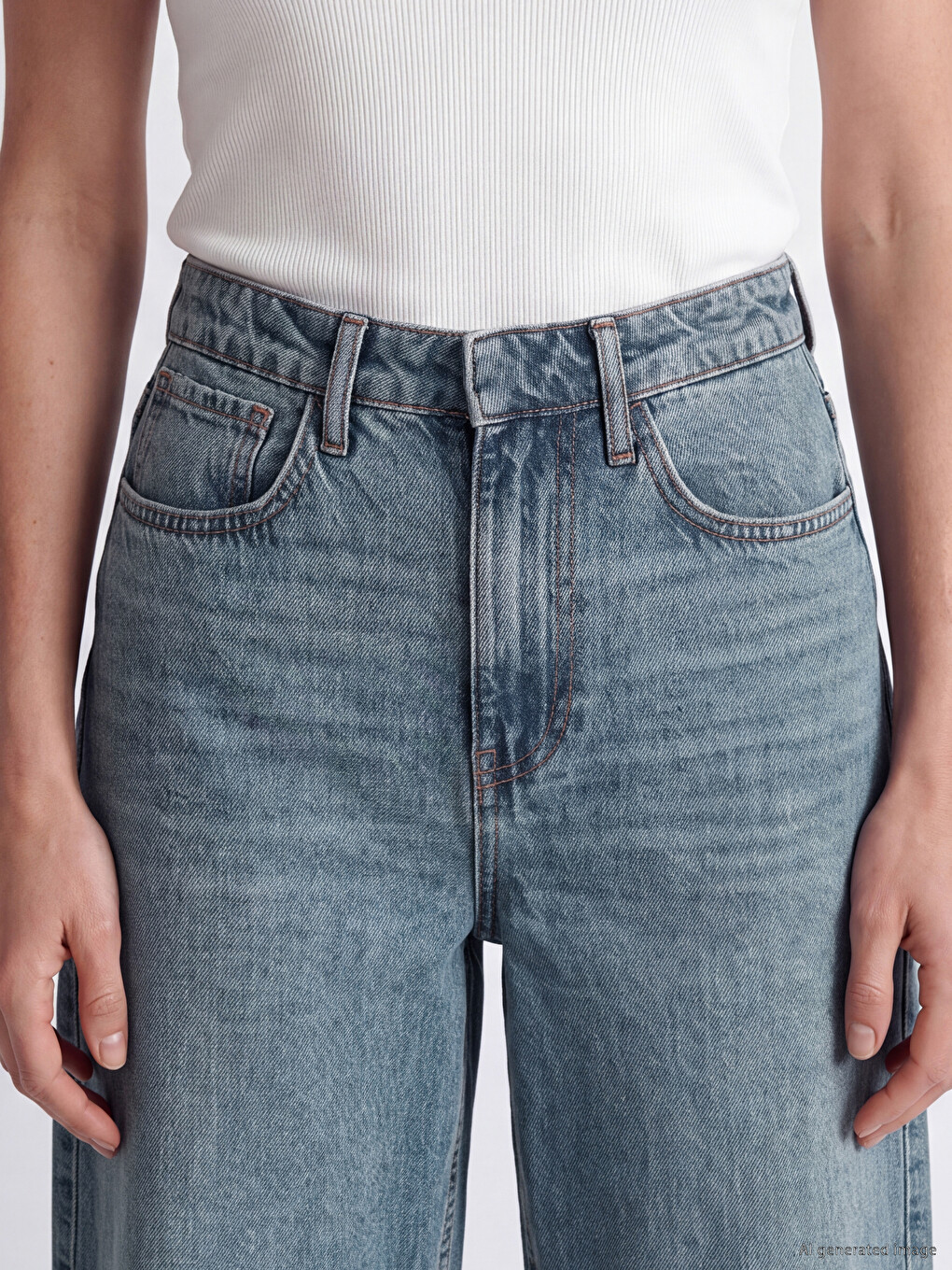 Regular Fit Women's Jeans-2