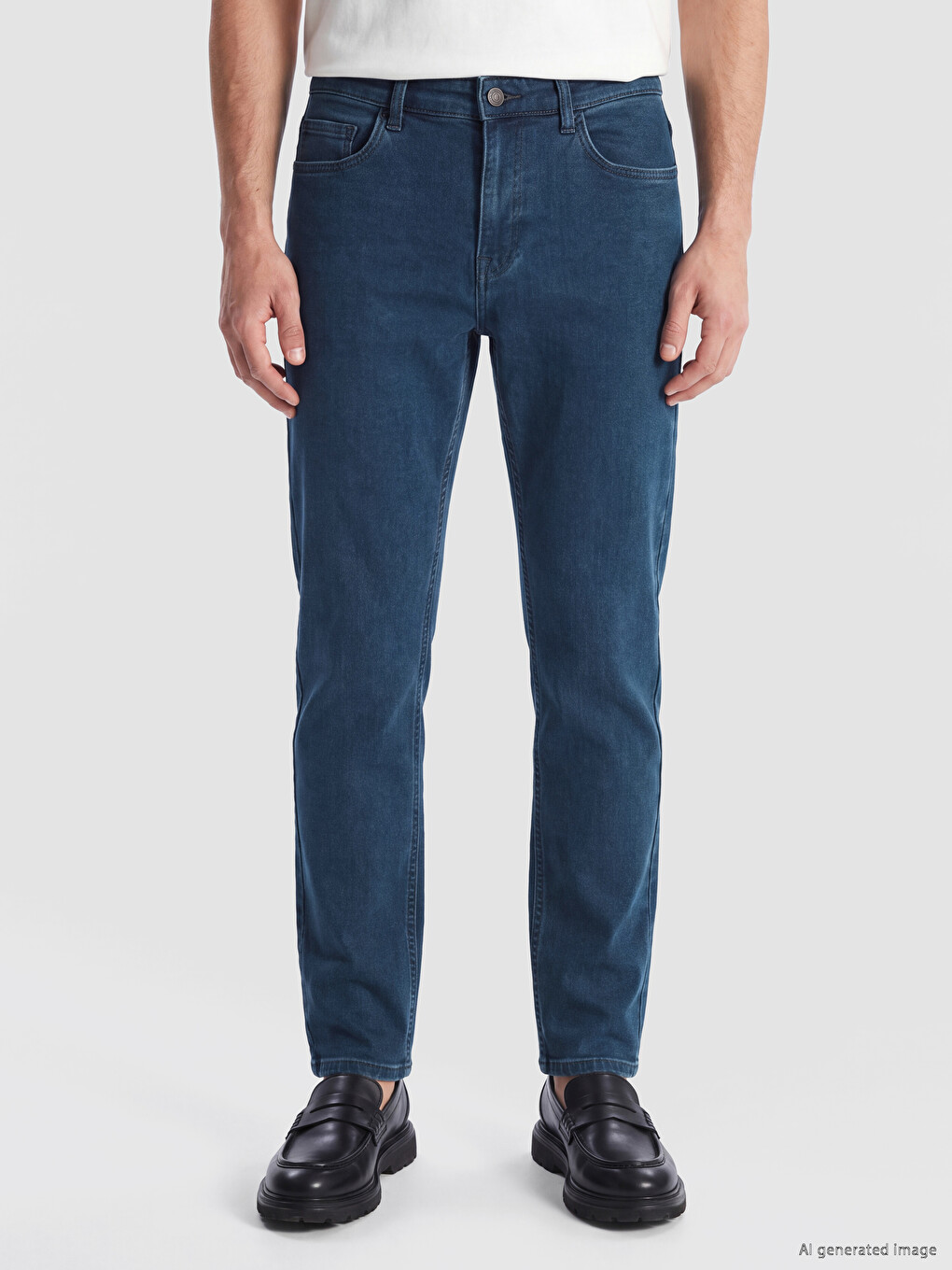 Yeşil 779 Regular Fit Erkek Jean Pantolon-1