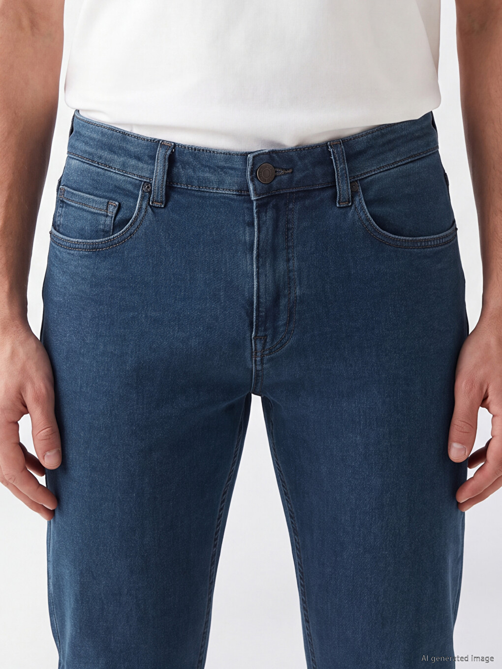 Yeşil 779 Regular Fit Erkek Jean Pantolon-2