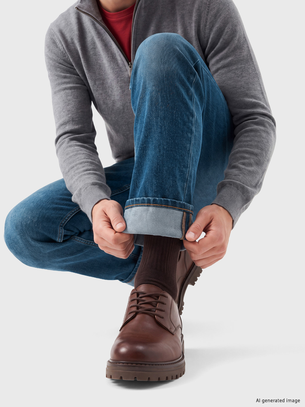 Yeşil 779 Regular Fit Şardonlu Jean-2