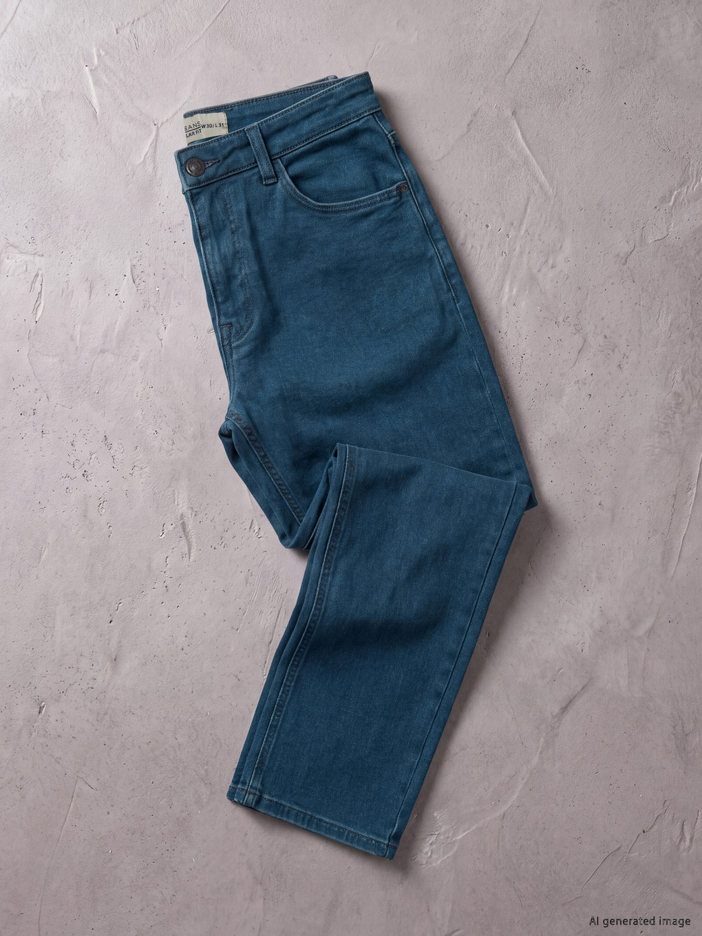 Yeşil 779 Regular Fit Şardonlu Jean-4