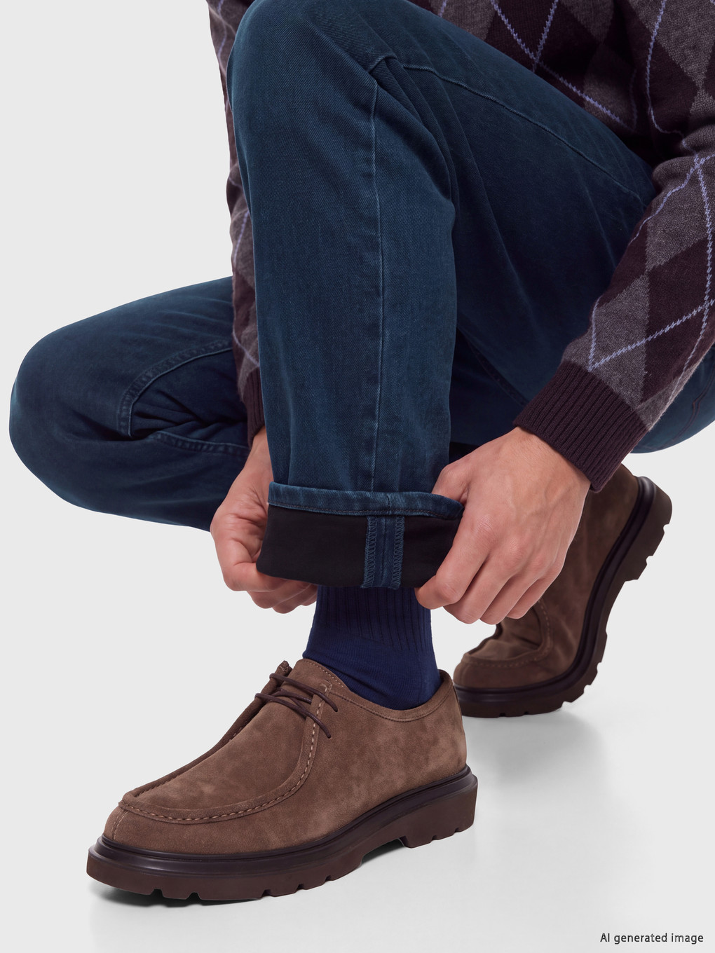 İndigo 779 Regular Fit Şardonlu Jean-2
