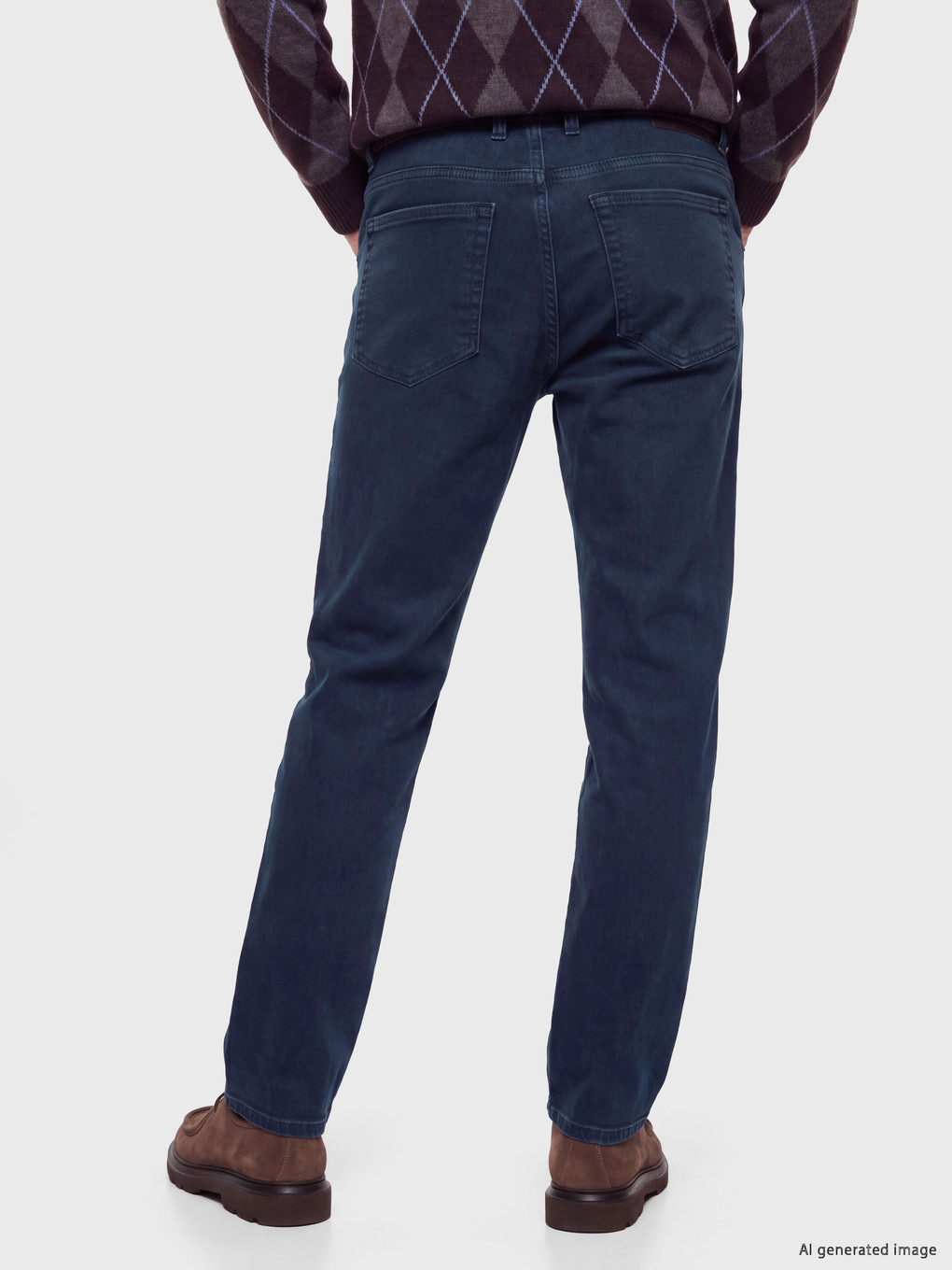 İndigo 779 Regular Fit Şardonlu Jean-3