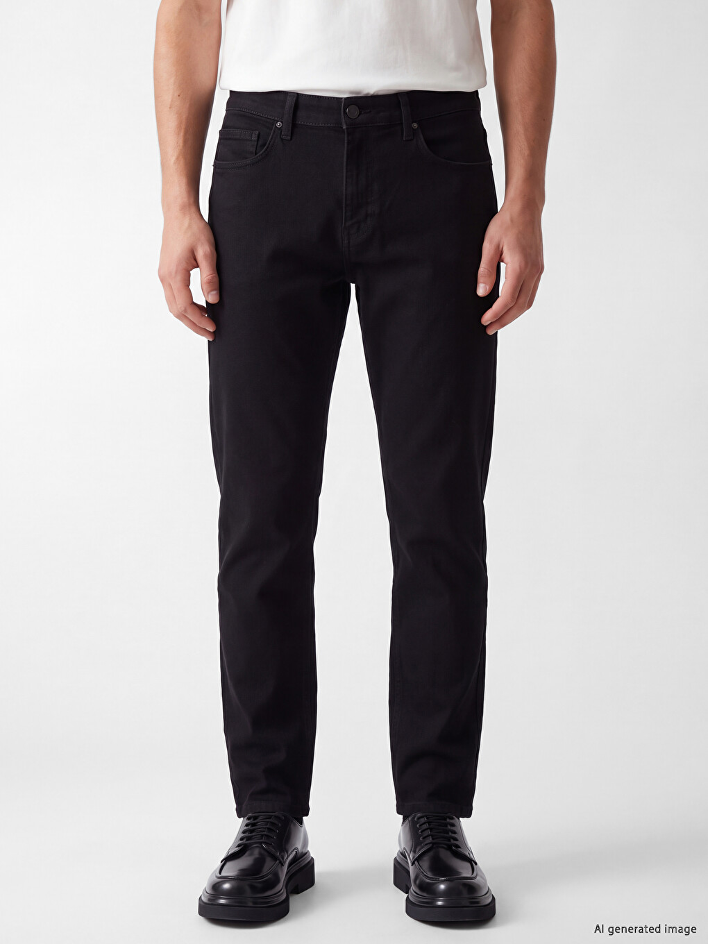 Siyah 779 Regular Fit Erkek Jean Pantolon-1