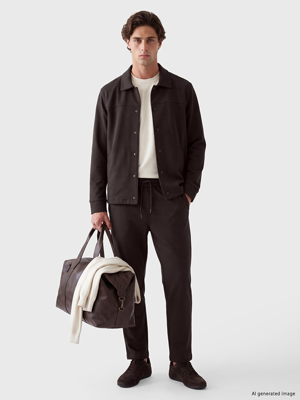 Man Brown Jacket-1