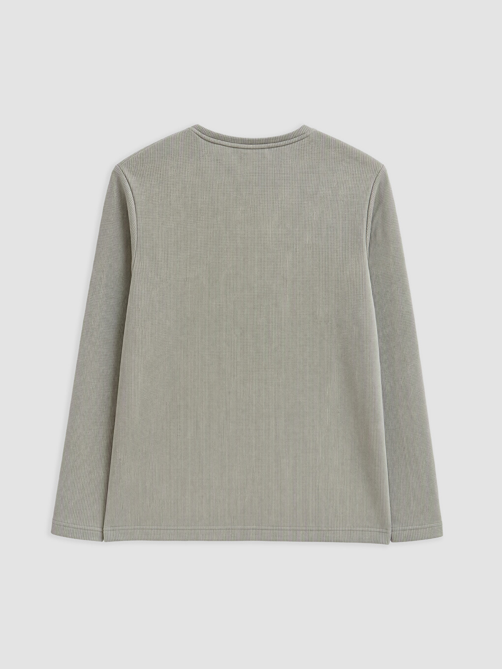Crew Neck Long Sleeve Men's Pyjamas Top-1