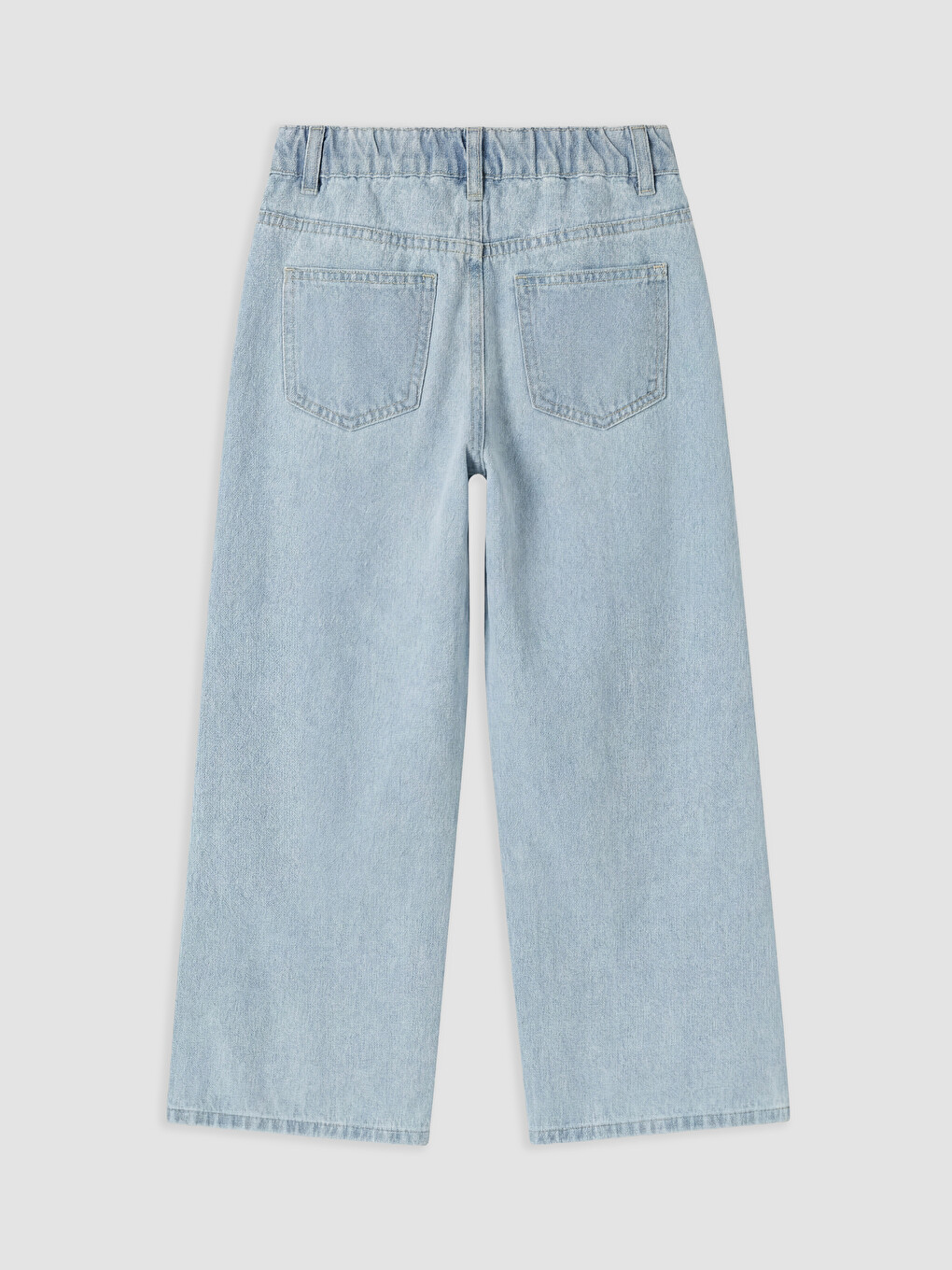Regular Fit Embroidered Girls' Jeans-1
