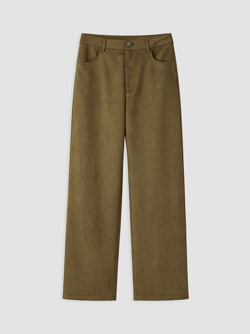 Regular Fit Wide Leg Women's Trousers-4