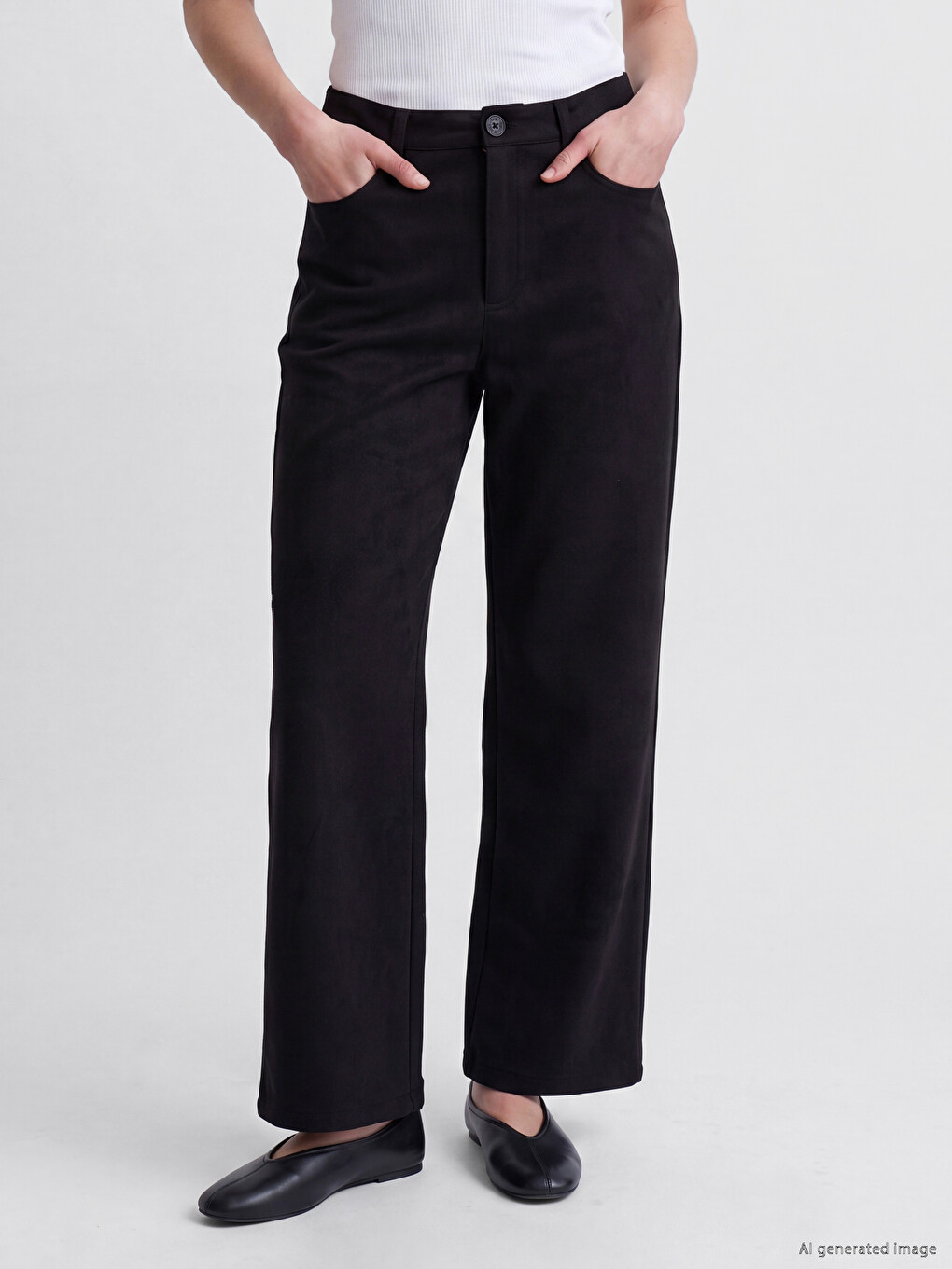 Woman Black Trousers-1