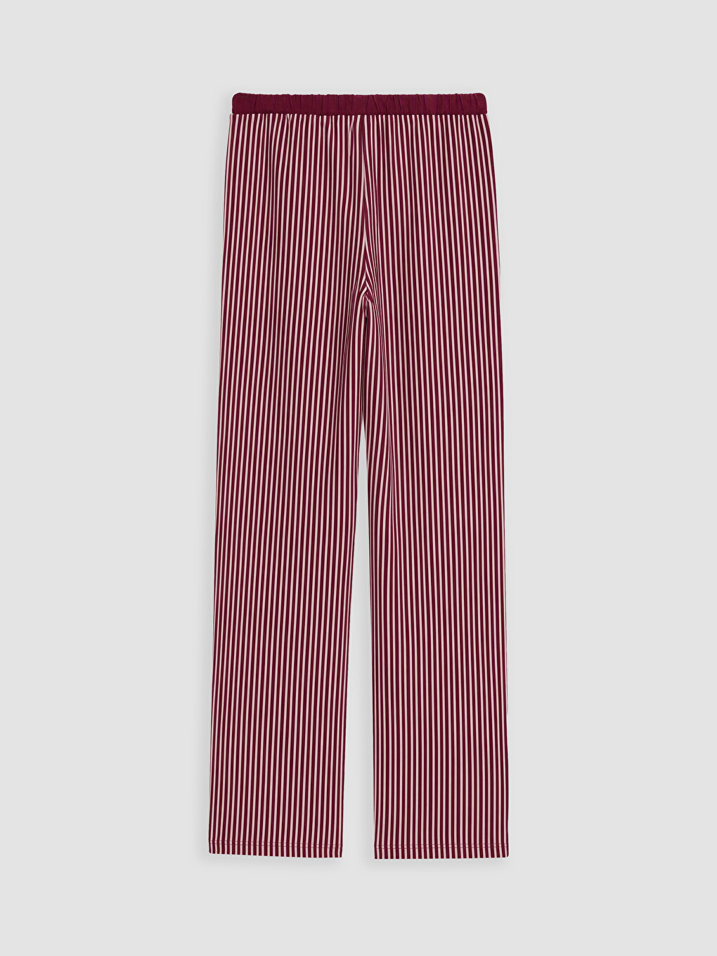 Kırmızı Bisiklet Yaka Kadın Pijama Takımı-6