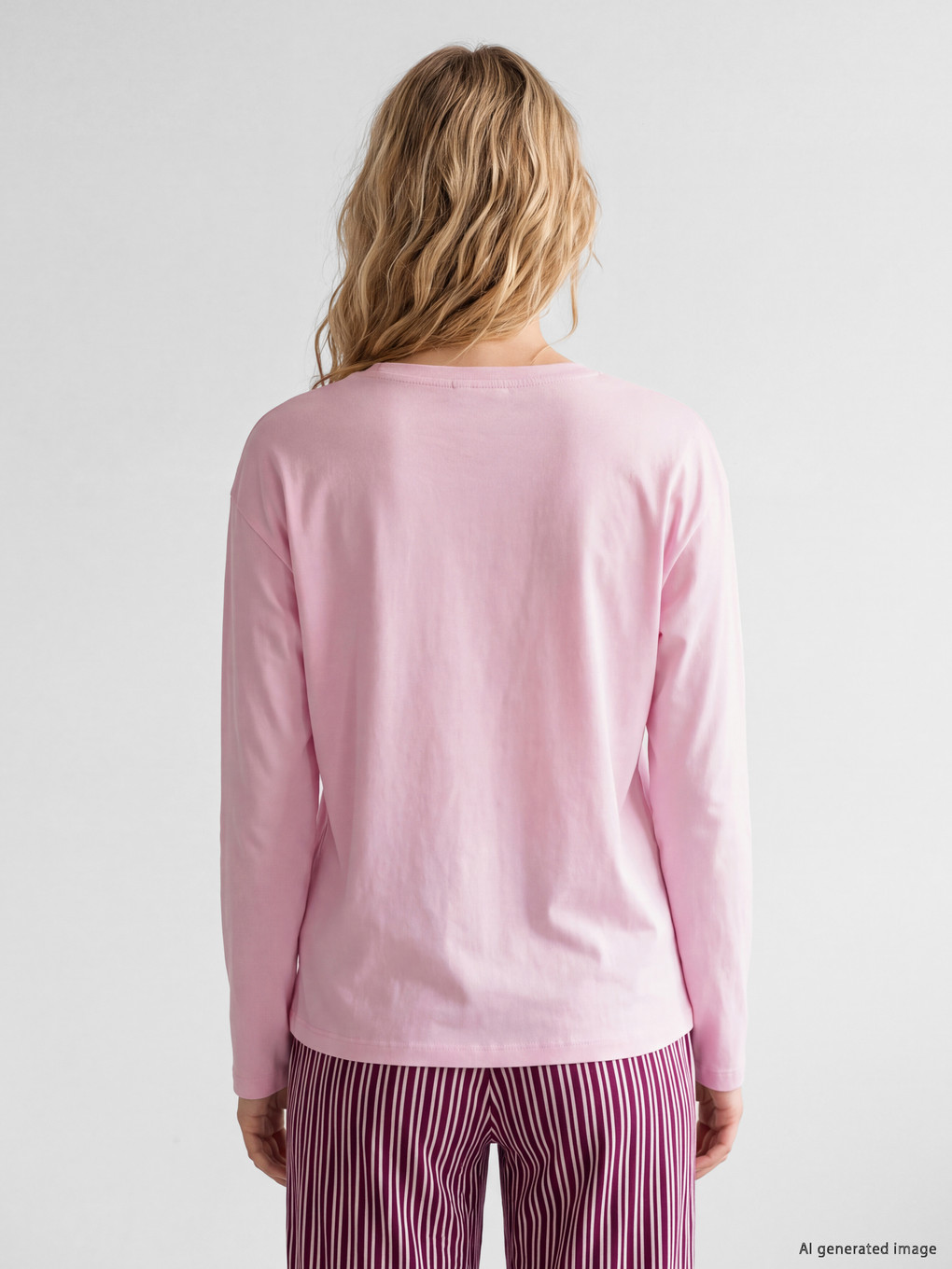 Crew Neck Women's Pyjamas Set-3