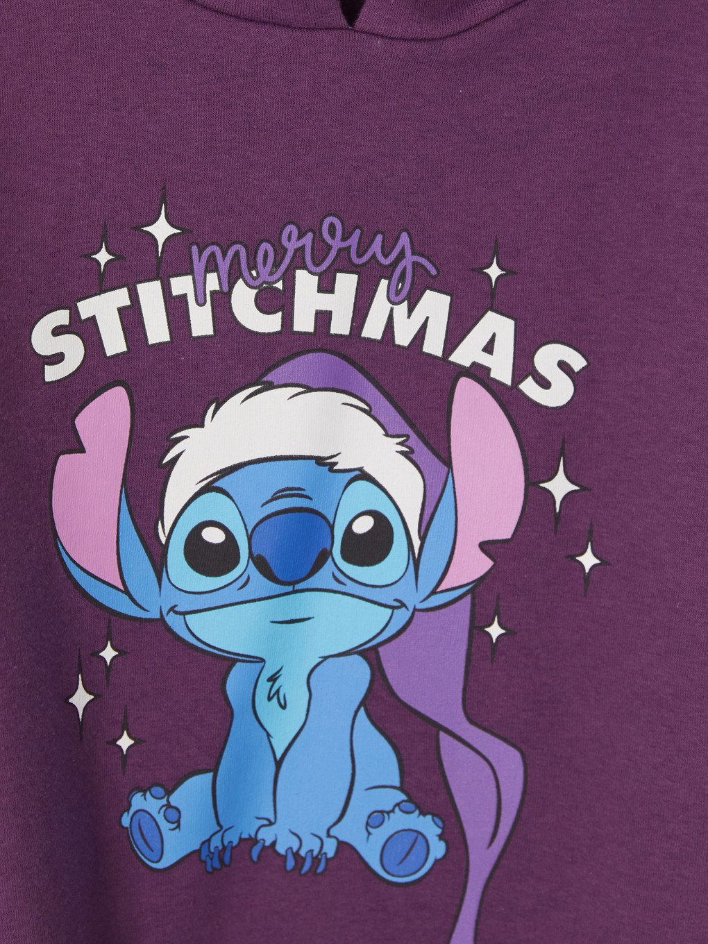 Stitch Принтті Қыздарға Арналған Қалың Свитшот-2