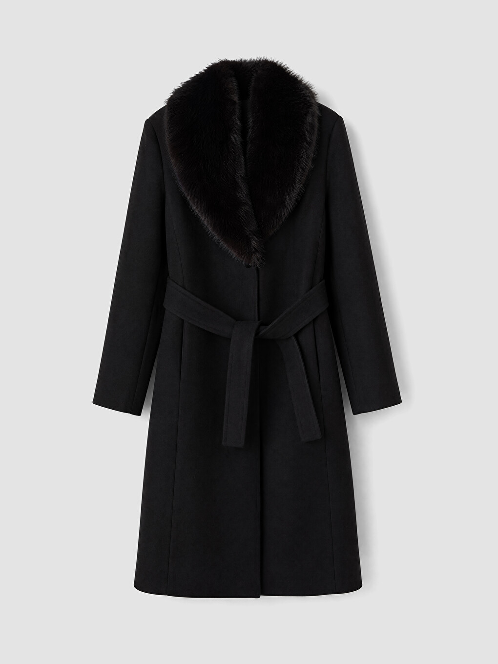 Fur Collar Women's Cachet Coatigan-4