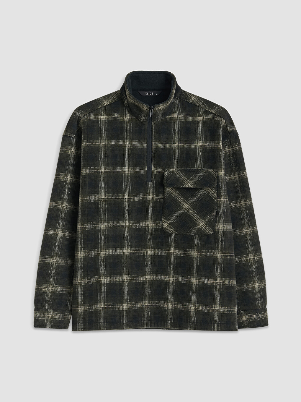 Relax Fit Plaid Men's Lumberjack Shirt Jacket-4