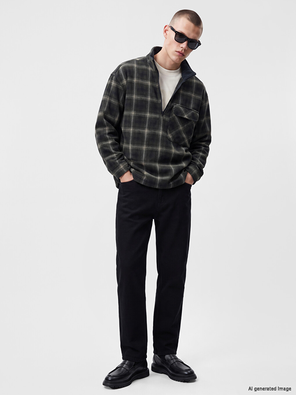 Relax Fit Plaid Men's Lumberjack Shirt Jacket-1