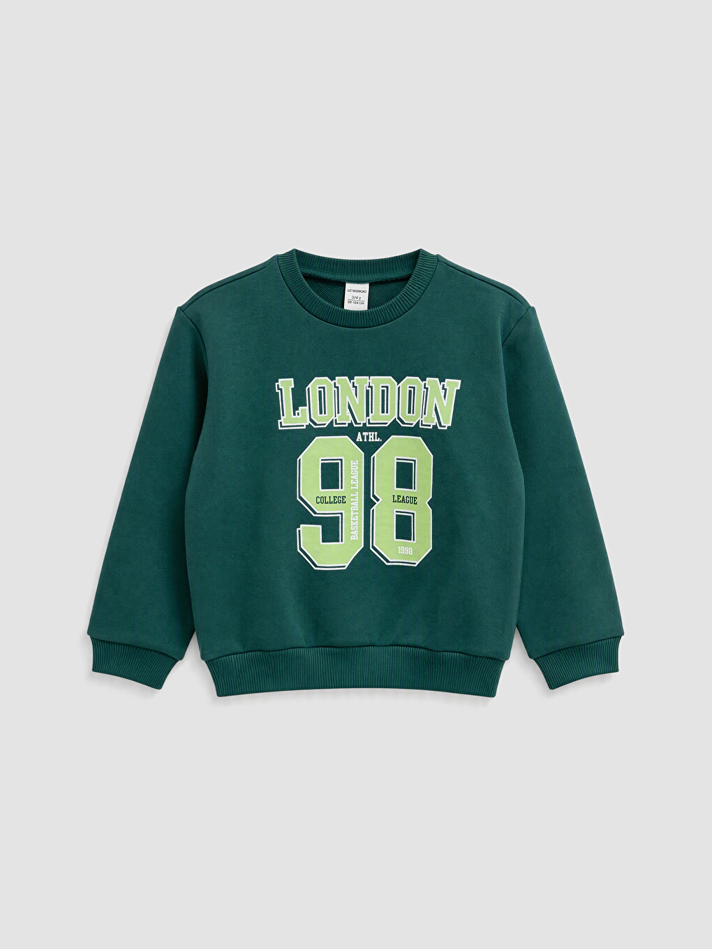 Printed Boys' Thick Sweatshirt