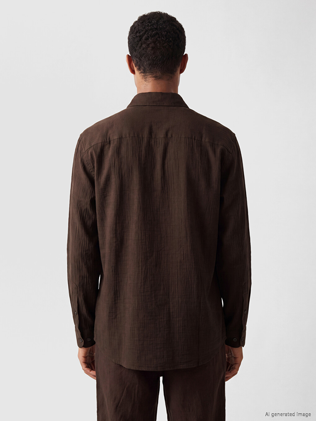 Regular Fit Krinkle Men's Shirt-3