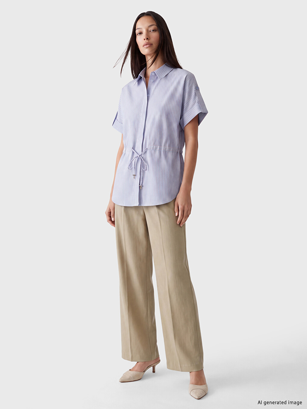 Striped Women's Shirt-1