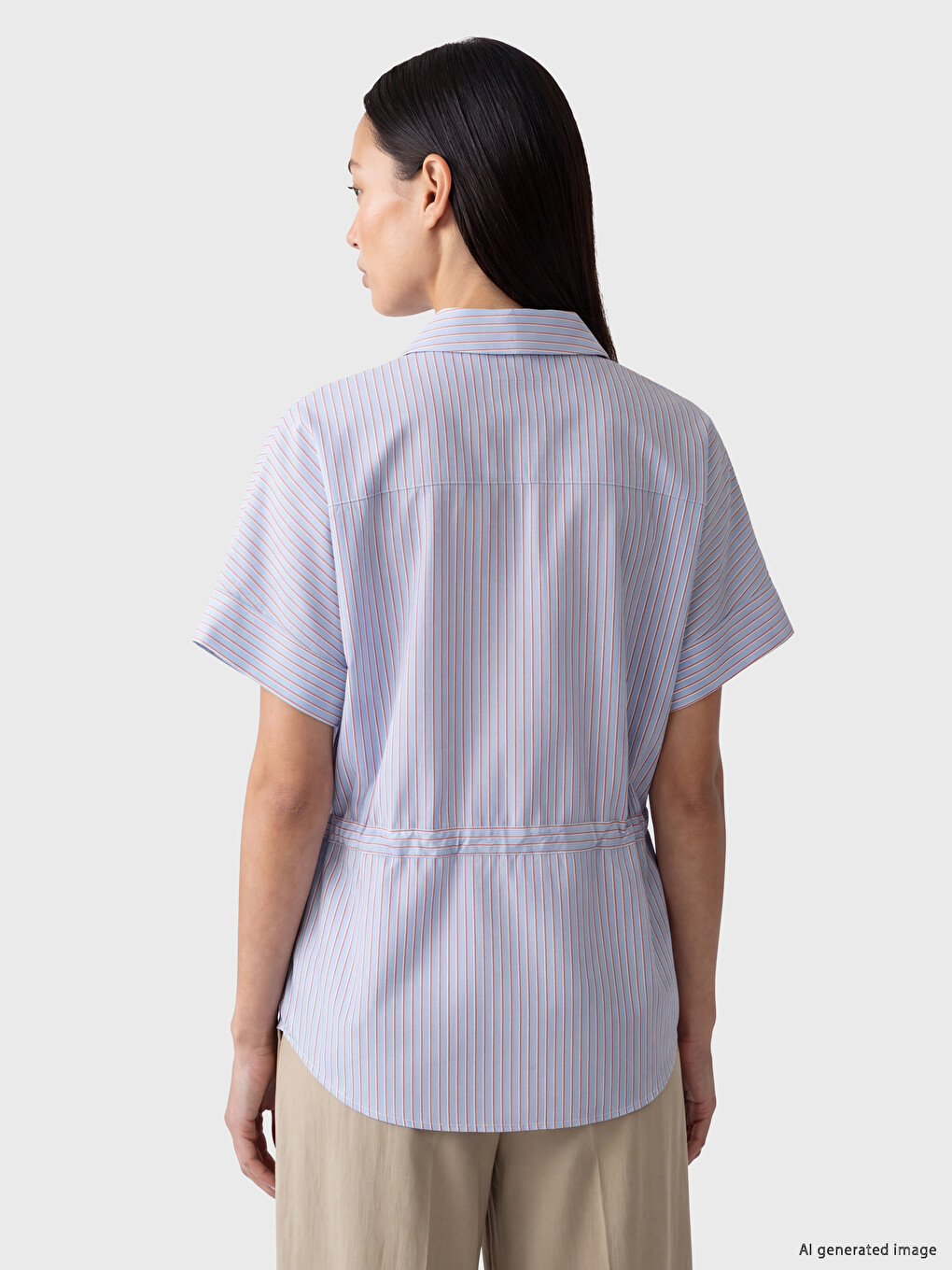 Striped Women's Shirt-3