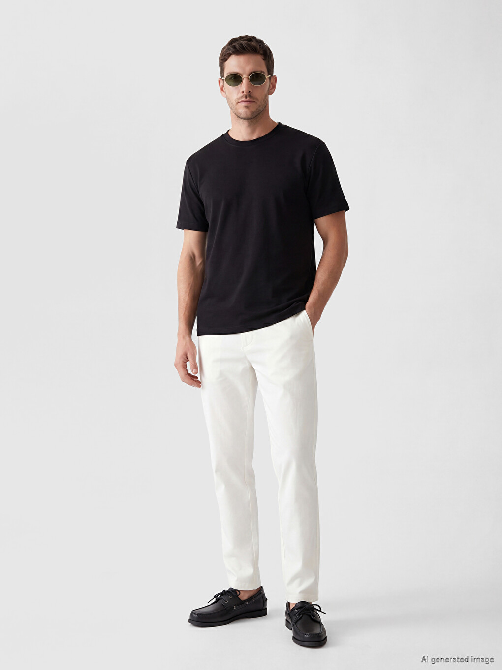 Crew Neck Men's T-shirt-1