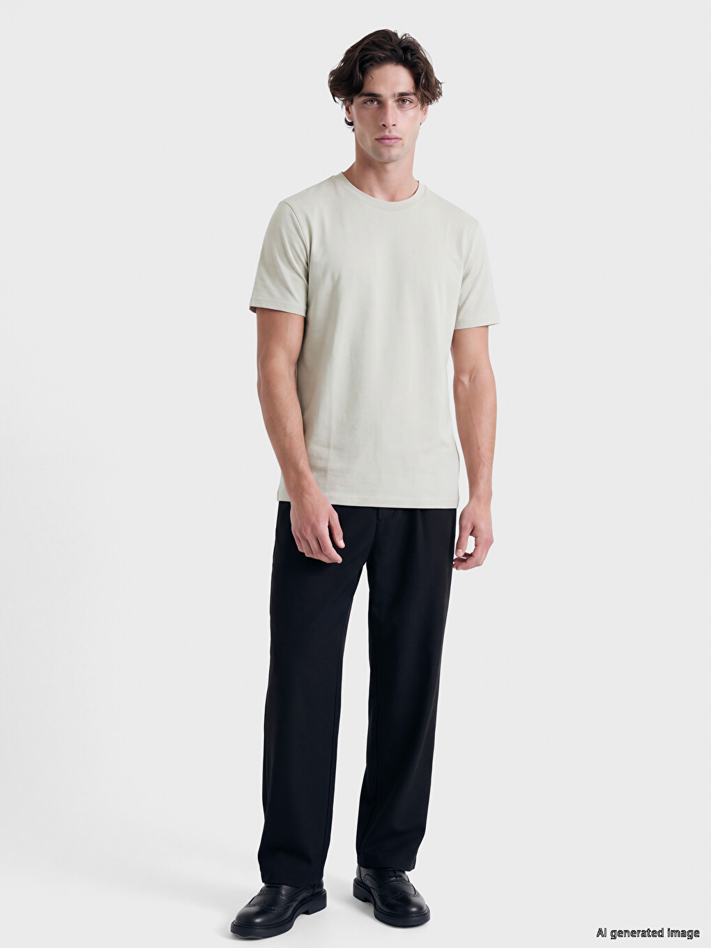 Regular Fit Dry Touch Thick Fabric T-shirt /03-1