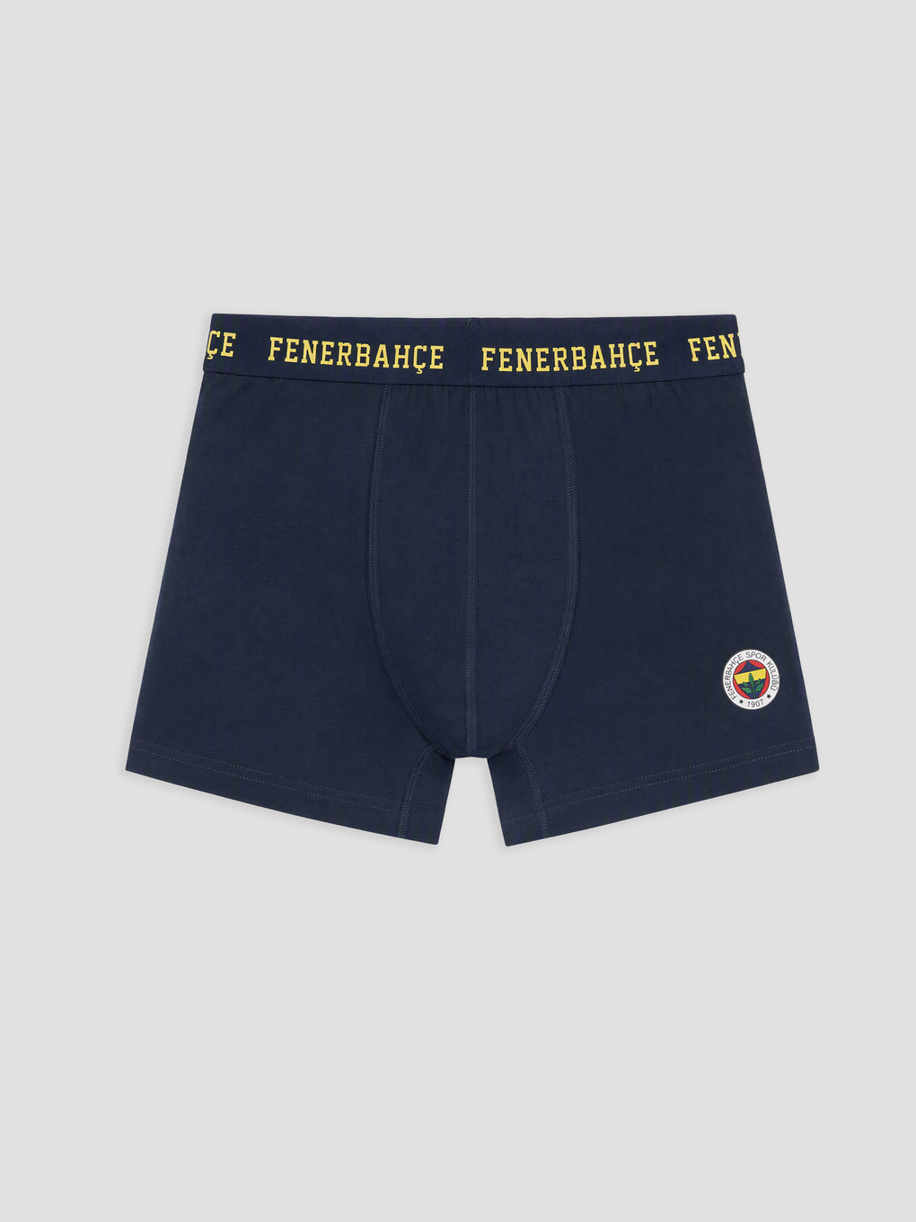 Lacivert Fenerbahçe Lisanslı Pamuklu Erkek Boxer