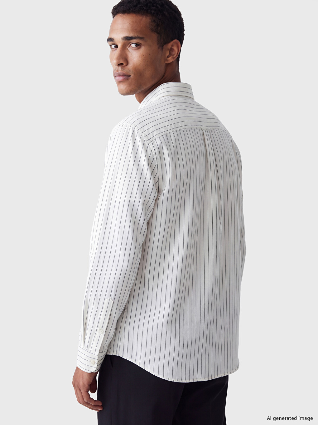 Regular Fit Striped Men's Shirt-2
