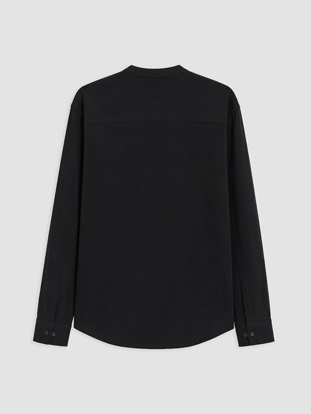 Regular Fit Grandad Collar Men's Shirt-5