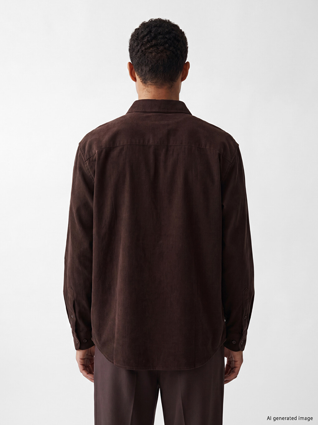 Regular Fit Grandad Collar Men's Shirt-3