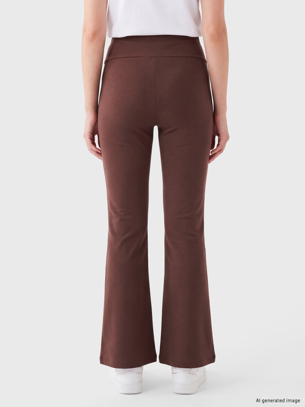 High Waist Flare Women's Leggings-3
