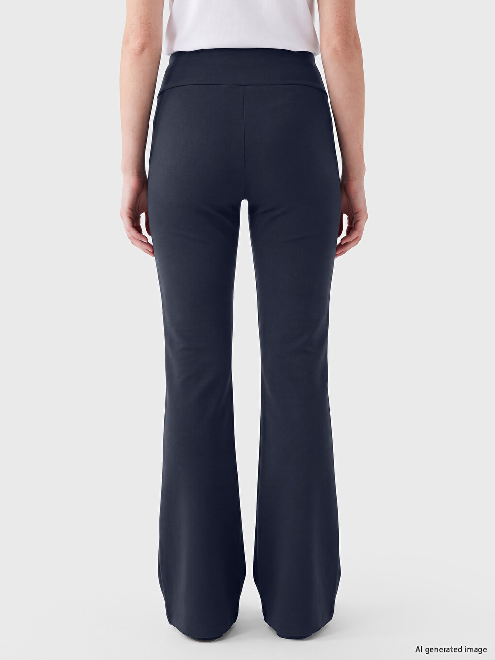 High Waist Flare Women's Leggings-3